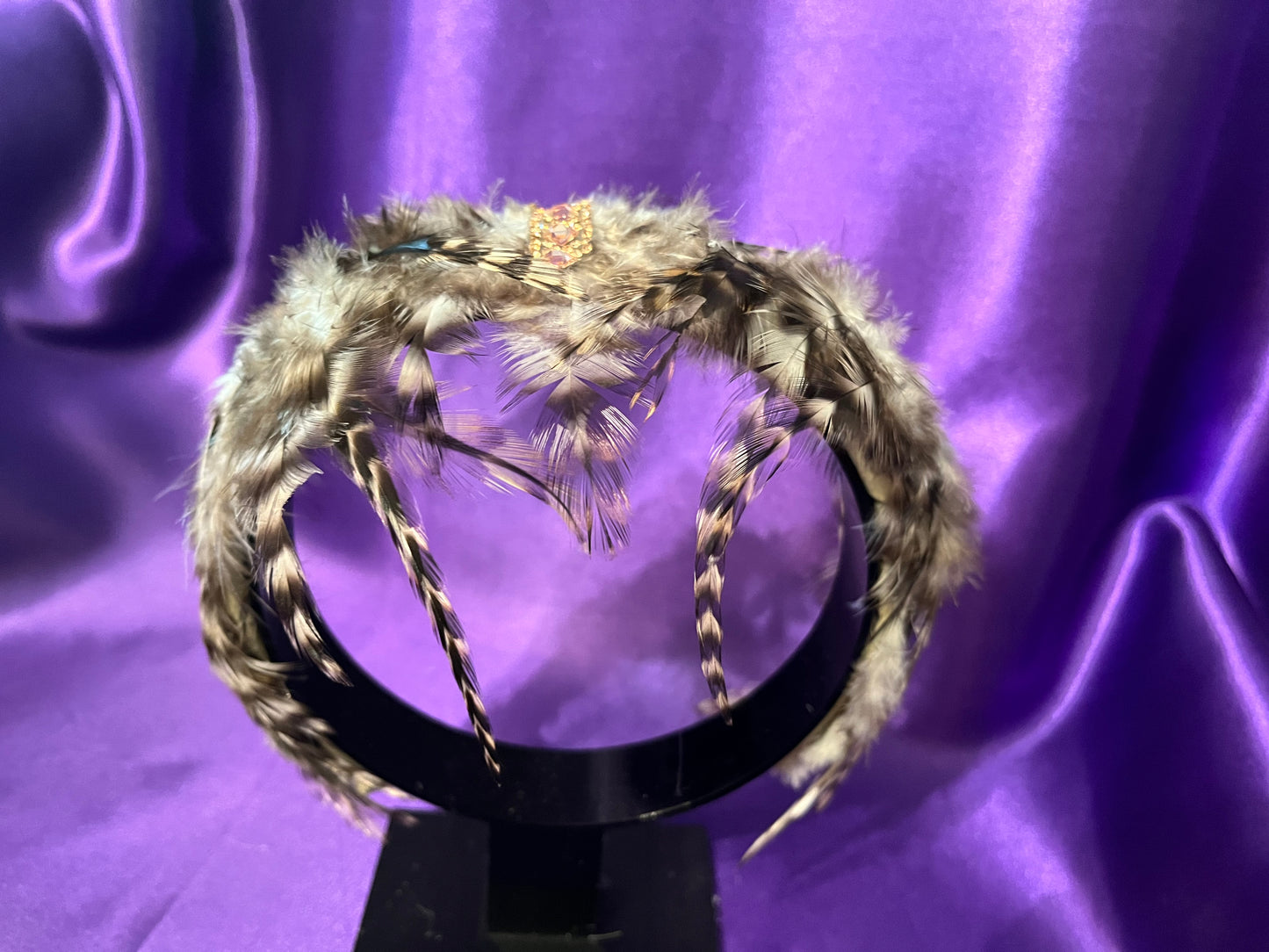 Crystal Feathers Headband